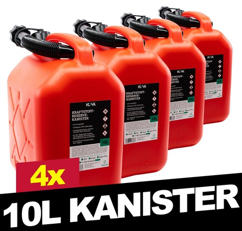 10l benzinkanister - 4x,