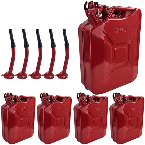 20l reserve metallkanister - 5x,