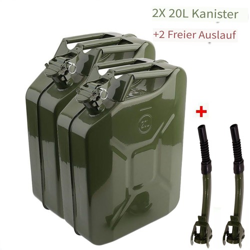 2x20l stahlblechkanister - 2x20l,