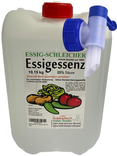 Essigessenz 10 15 kg - 25%,,